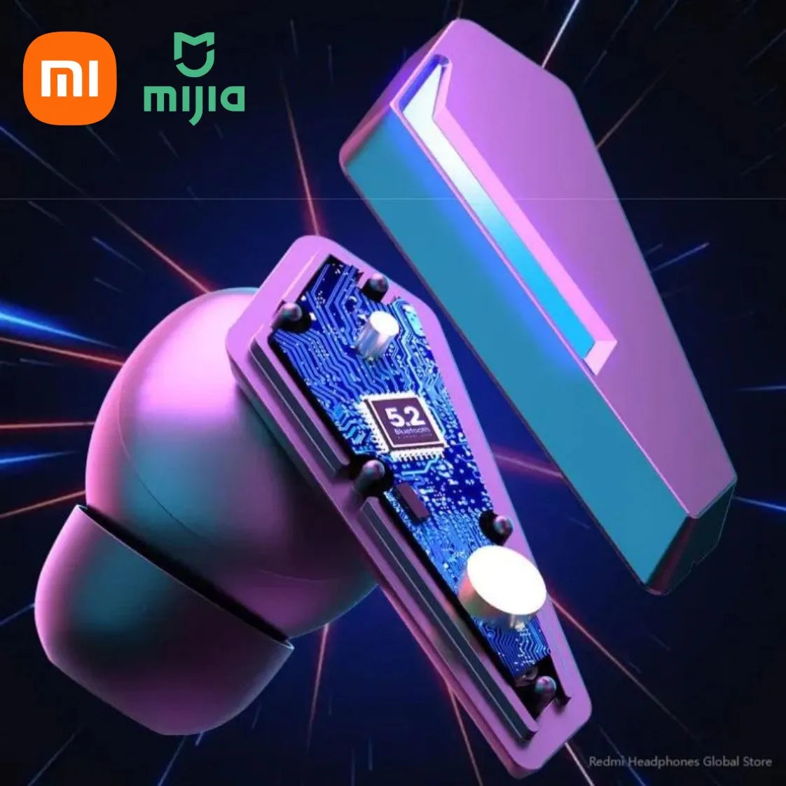 🎧 Xiaomi M10 Auriculares Bluetooth para deporte y oficina, reducción de ruido, impermeables con micrófono
