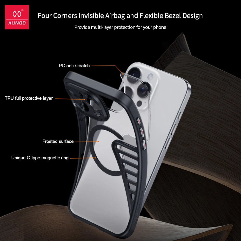 📱 Funda Magnética para iPhone 16 Pro Max / 16 / 16 Pro