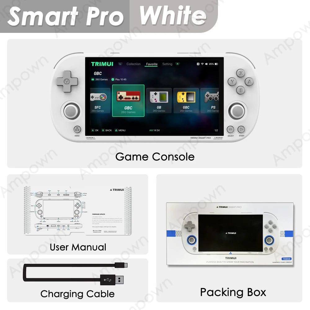 🎮 Trimui Smart Pro Consola Retro Portátil | Pantalla IPS 4.96'' | Sistema Linux