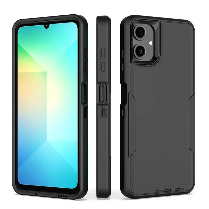 📱 Funda Galaxy A06 4G/5G/A16/A26/A36/A56 | Goma silicona estilo rugged ultra resistente