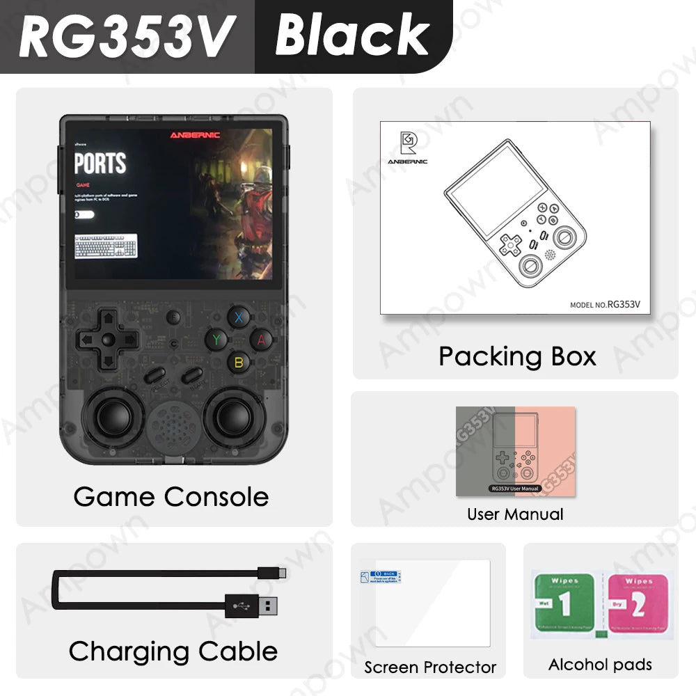 🎮 ANBERNIC RG353V / RG353VS Consola Portátil Retro | Pantalla IPS 3.5'' + HDMI | Linux + Android