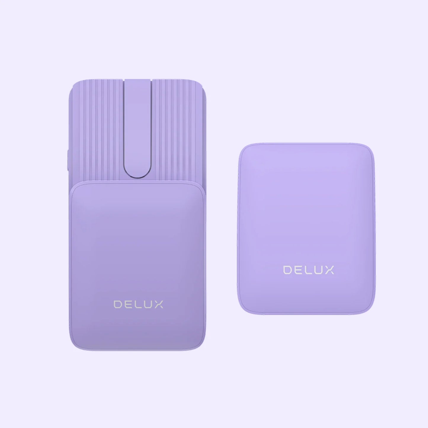 Delux ⌨️🖱️ Set Teclado y Mouse Plegable Multi-función | Ultra Slim Portátil Bluetooth Silencioso Para PC, Laptop y Tablet