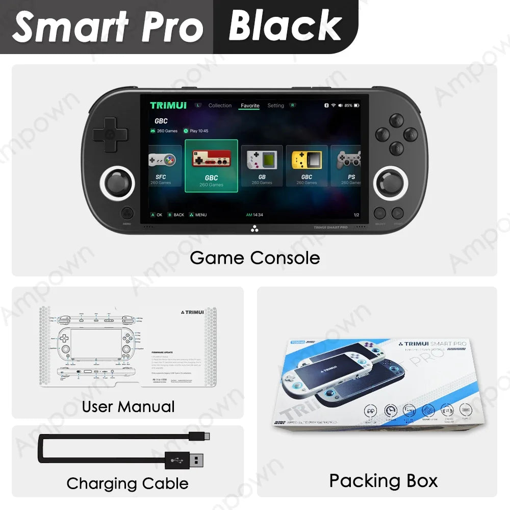 🎮 Trimui Smart Pro Consola Retro Portátil | Pantalla IPS 4.96'' | Sistema Linux