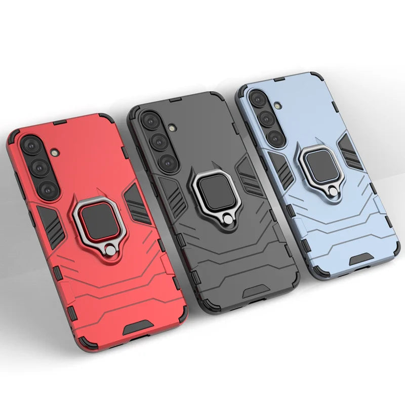 📱 Funda Galaxy S8/S9 Plus/S10 Lite/S20 FE/S21/S22/S23 Plus/S24 Ultra | Armor Ring delgada, con soporte