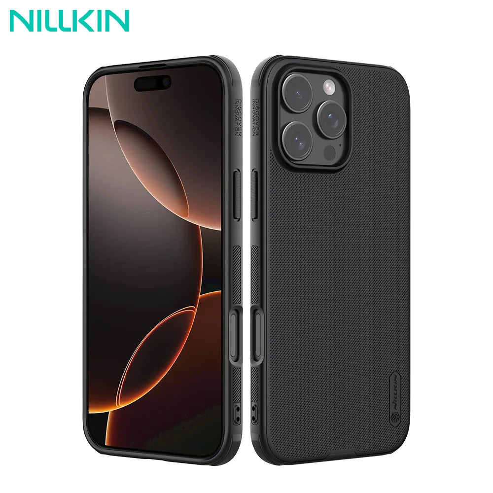📱 Funda iPhone 16 Pro / iPhone 16 | Super Frosted Shield Pro Mate Antigolpes | Nillkin