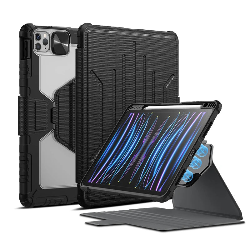 📱 Funda iPad Pro 12.9 / Air 13 / Air 11 / iPad 10ª Gen | Multifuncional con Cierre Magnético | Nillkin