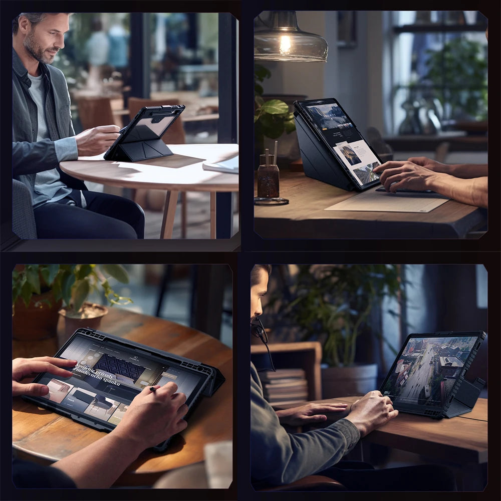 📱 Funda Galaxy Tab S10/S9 Ultra Magnética Multiángulo Plegable con Protección Cámara Nillkin