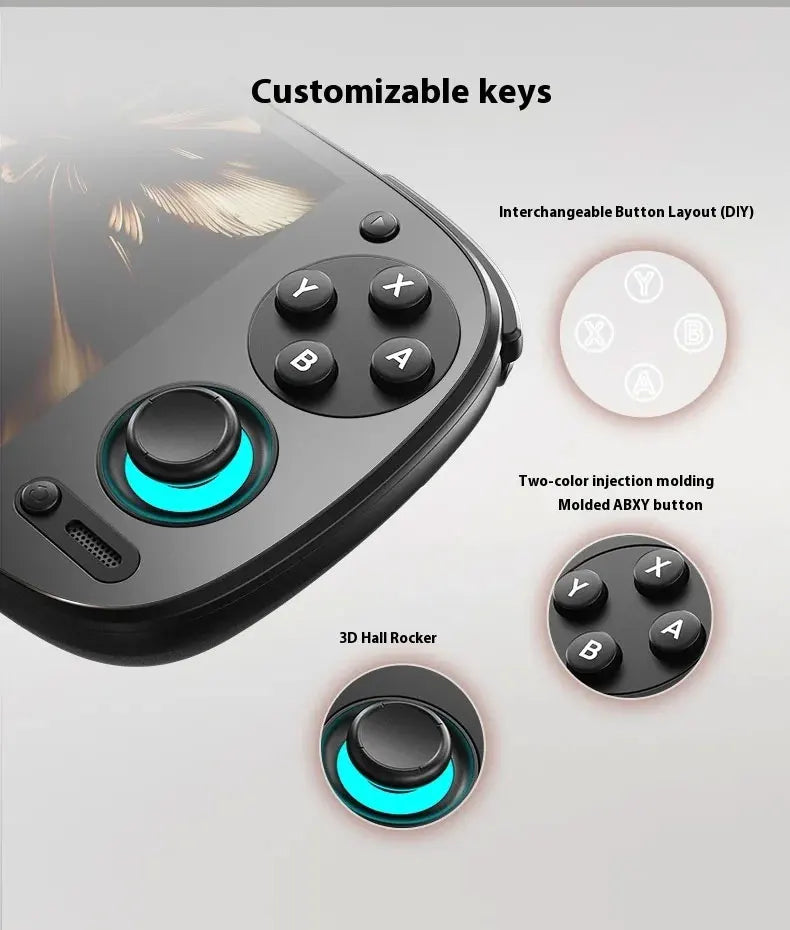 🎮🌟Retroid Pocket 5 Consola Portátil Retro con Pantalla HD de 5.5", Snapdragon 865, Android y Batería de 5000mAh