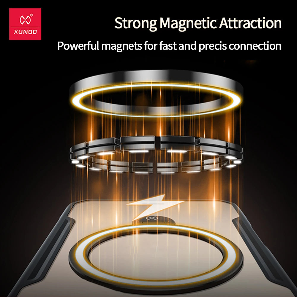 📱 Funda Magnética con Soporte 360° para iPhone 16 Pro Max / 16 Pro / 16+ / 15 Pro Max