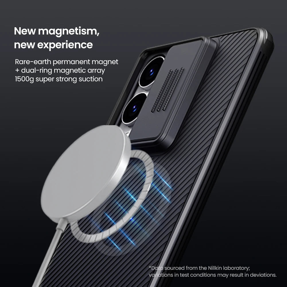 📱 Funda Galaxy S25 Edge | CamShield Pro Magsafe con Carga Inalámbrica | Nillkin