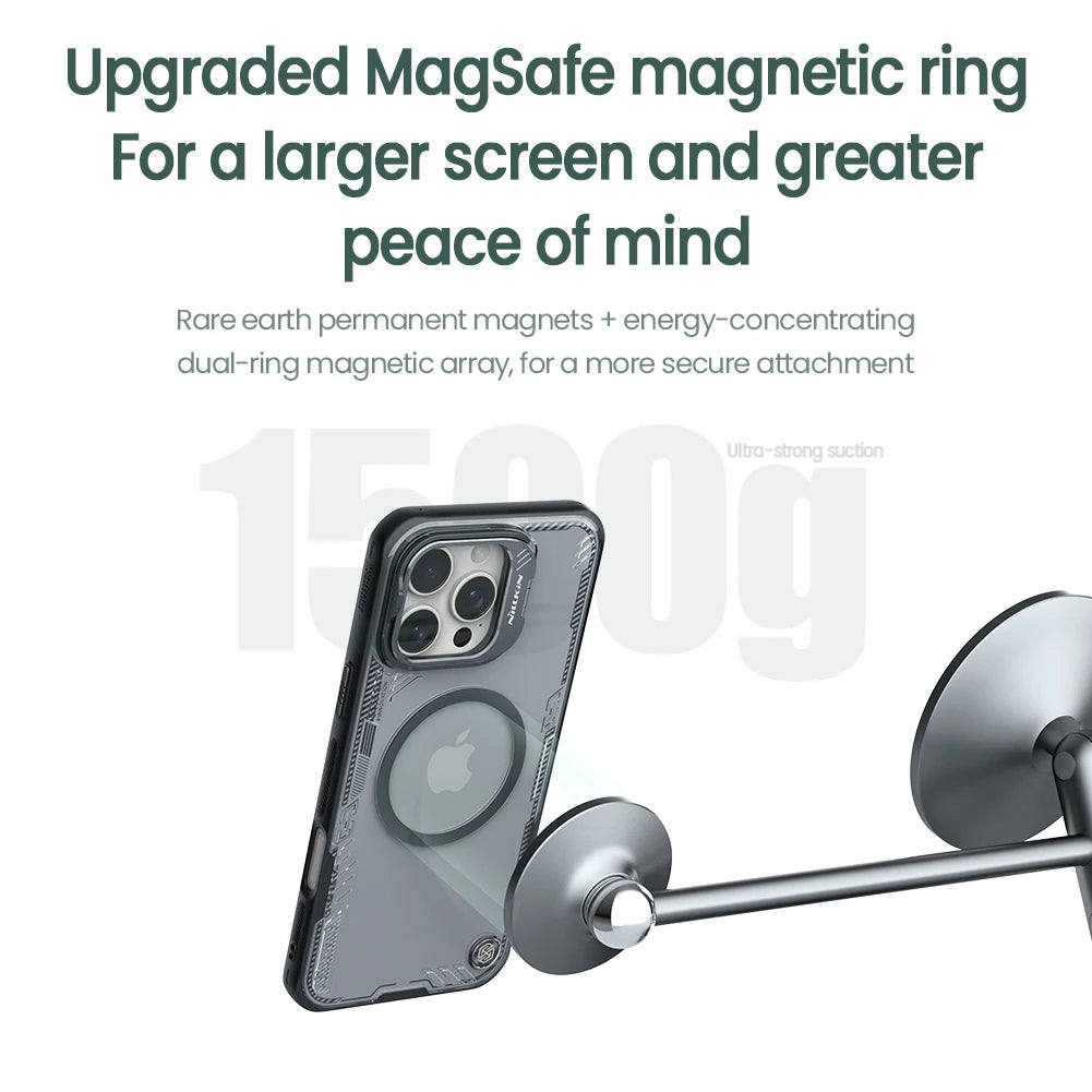 📱 Funda iPhone 16 Pro Max | Iceblade Prop Magsafe con Soporte de Lente Ecológica | Nillkin
