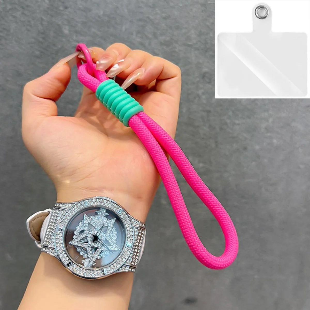 🎀 Pulsera Universal de Nylon – Correa para celular, cámara o llaves, ideal como regalo, resistente y versátil