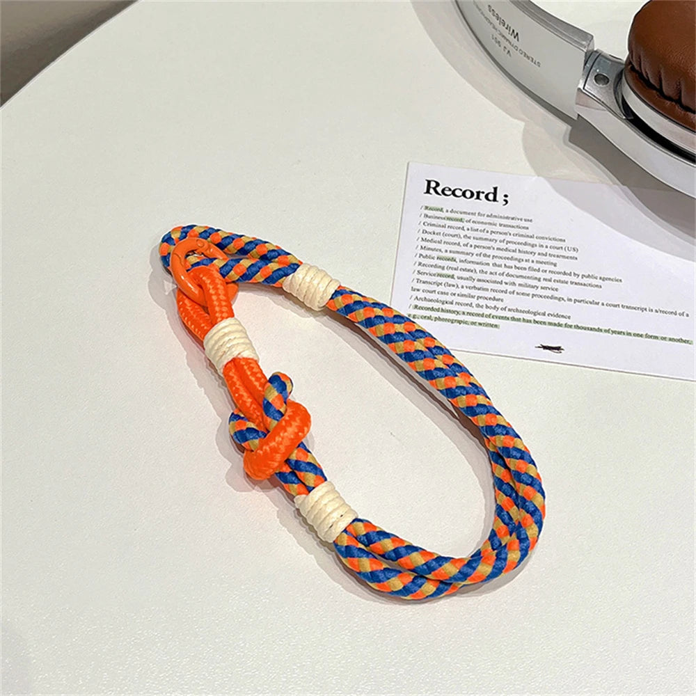🎀 Pulsera Lujosa para Celular – Lanyard con parche, llavero colorido y diseño de joyería, ideal para regalo o accesorio