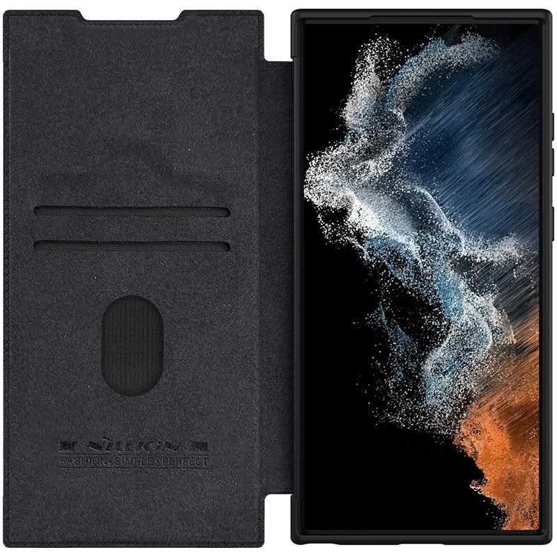 📱 Funda Galaxy S23 Ultra Qin Cuero Tipo Flip Nillkin