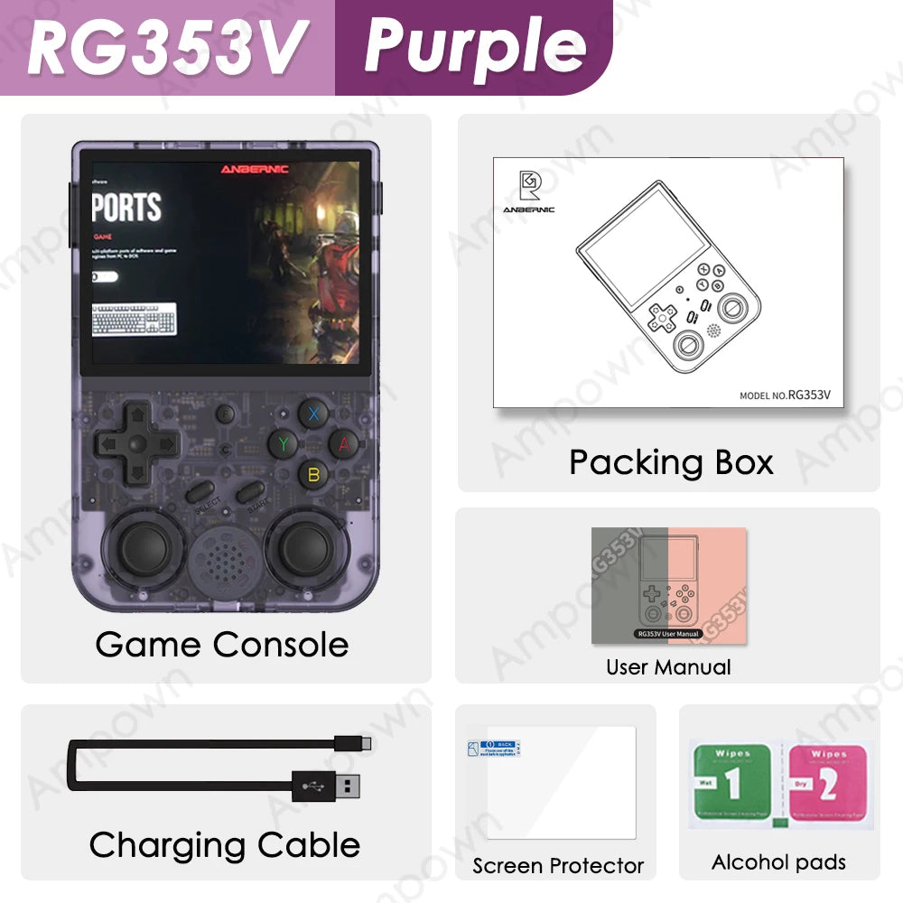 🎮 ANBERNIC RG353V / RG353VS Consola Portátil Retro | Pantalla IPS 3.5'' + HDMI | Linux + Android