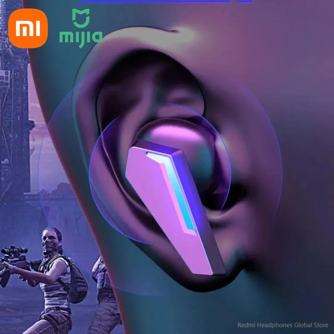 🎧 Xiaomi M10 Auriculares Bluetooth para deporte y oficina, reducción de ruido, impermeables con micrófono