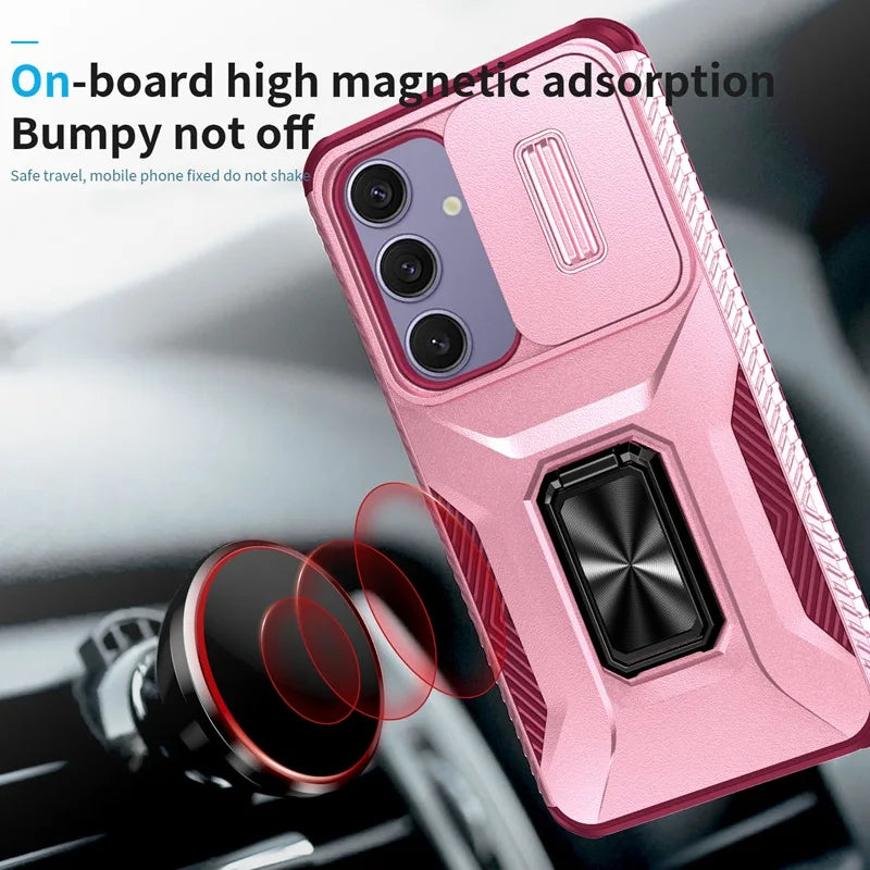 📱 Funda Galaxy S24 Ultra/S24 Plus/S24 FE | Protege cámara, diseño híbrido anticaídas