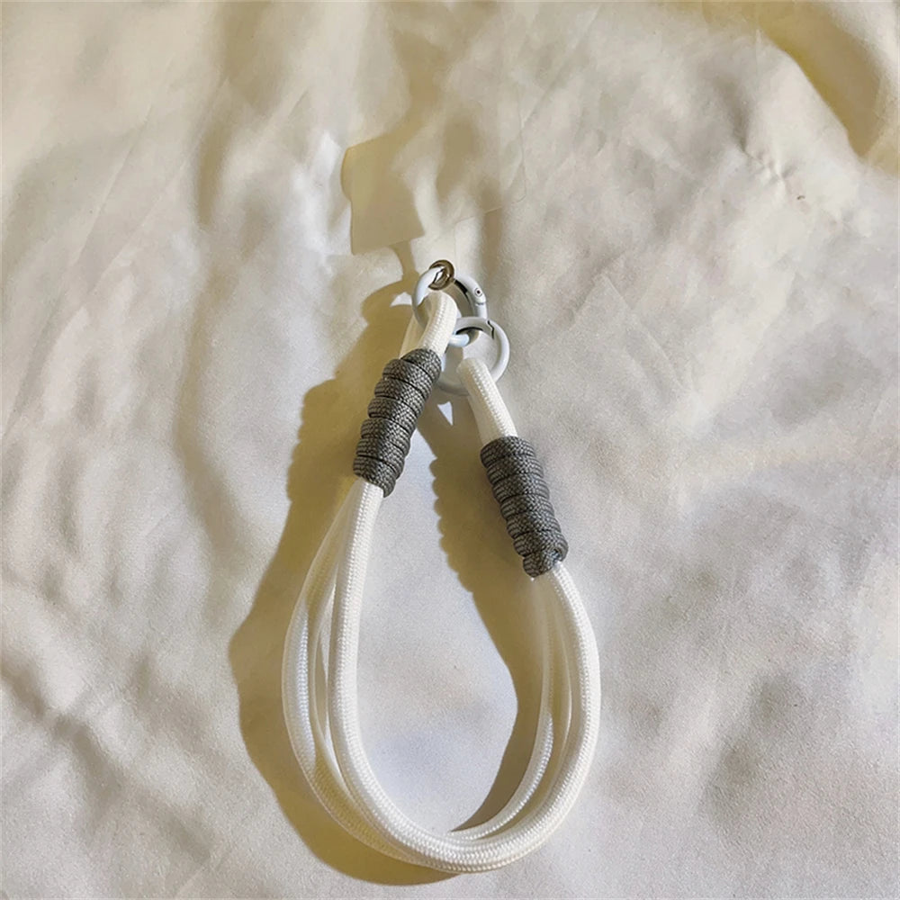 🎀 Lanyard Creativo Trenzado – Cuerda con nudo para celular, llaves o auto, accesorio DIY con estilo para mujeres