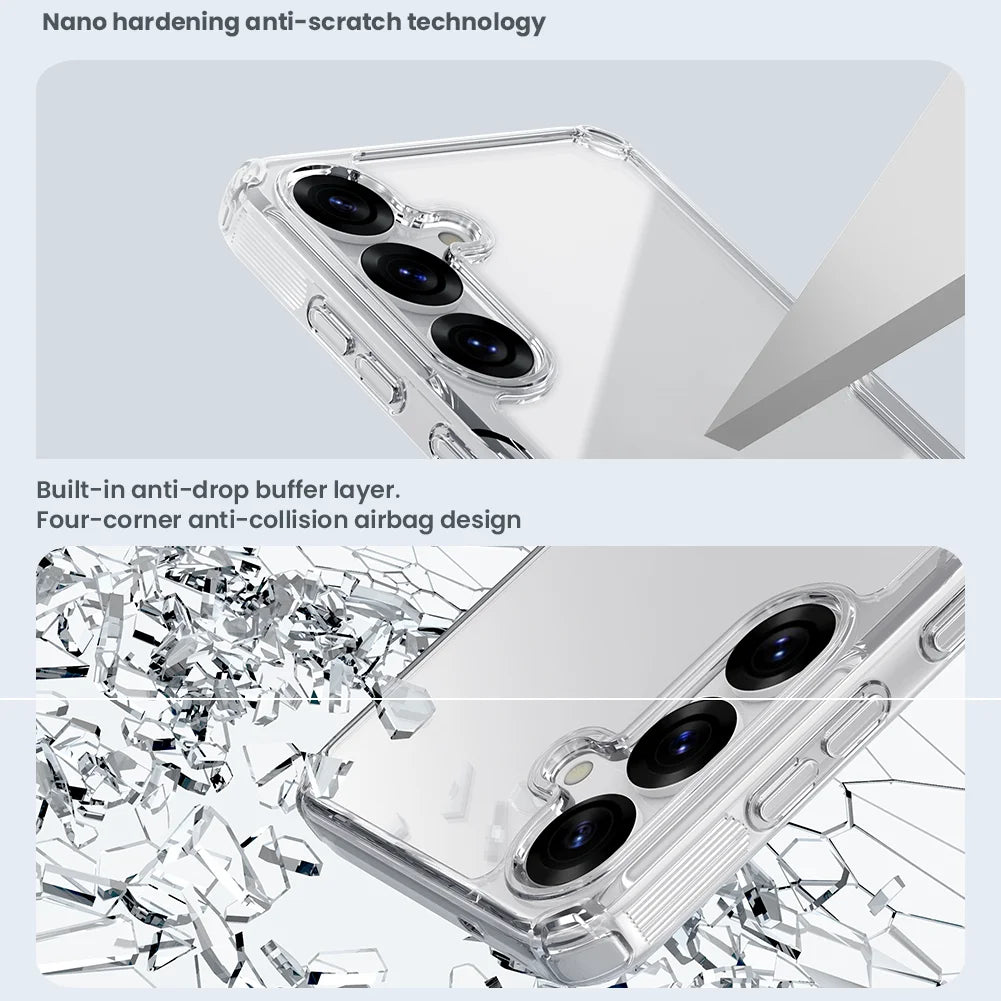 📱 Funda Galaxy S25 / S25 Plus | Nature Pro TPU Híbrido Transparente | Nillki