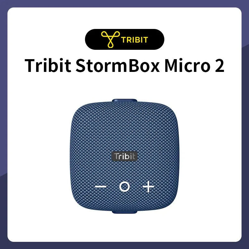 🔊 Tribit StormBox Micro 2 – Altavoz Bluetooth Portátil con Sonido Potente y Bajo Profundo
