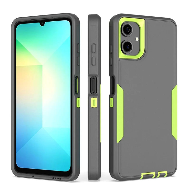 📱 Funda Galaxy A06 4G/5G/A16/A26/A36/A56 | Goma silicona estilo rugged ultra resistente