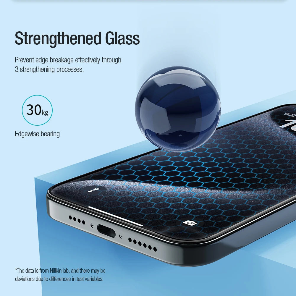 📱 Protector Pantalla iPhone 15 / 15 Pro / 15 Plus | EZ SET con Herramienta de Instalación | Nillkin