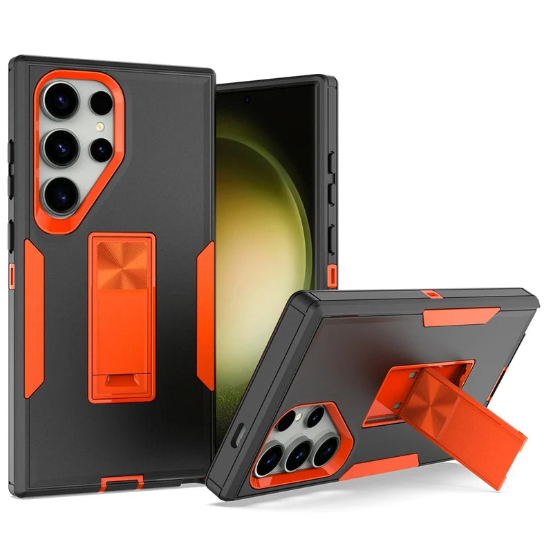 📱 Funda Galaxy S24/S24 Plus/S24 Ultra | Bumper híbrido mate con protección de cámara