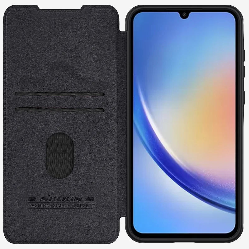 📱 Funda Galaxy A55 Cuero Qin Tipo Billetera Nillkin