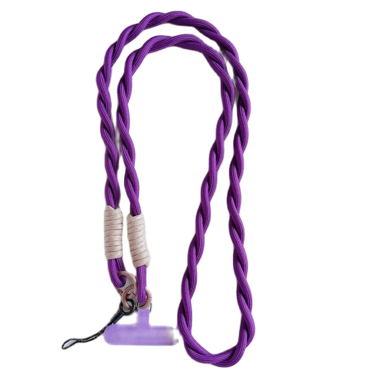 🎀 Correa de Nylon Trenzado – Lanyard largo cruzado universal, ideal para celular o bolso, con diseño fuerte y cómodo