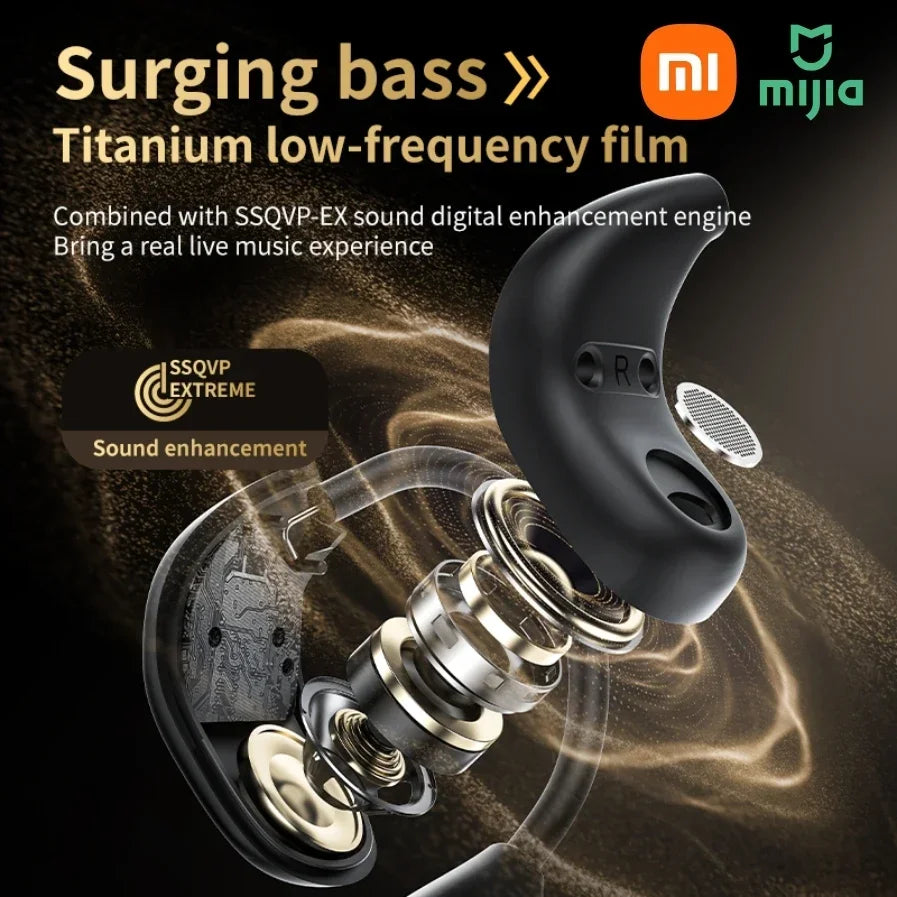 🎧 Xiaomi LX-80 OWS Auriculares inalámbricos con pantalla táctil a color, ANC, largo alcance y reducción de ruido para gaming