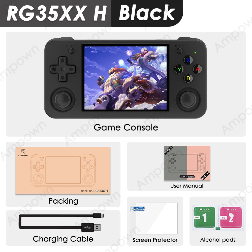 🎮 ANBERNIC RG35XX H – Consola Retro Portátil con Pantalla IPS 3.5"