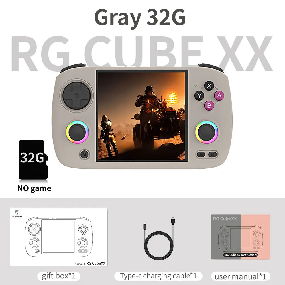 🕹️ Anbernic RG CubeXX | Retro Gaming en Cubo Pantalla IPS 3.95" + Joystick LED