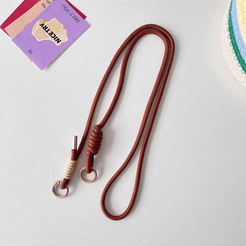 🎀 Lanyard Cruzado Ajustable y Colorido – Correa de hombro trenzada con llavero, ideal como regalo para mujeres y hombres