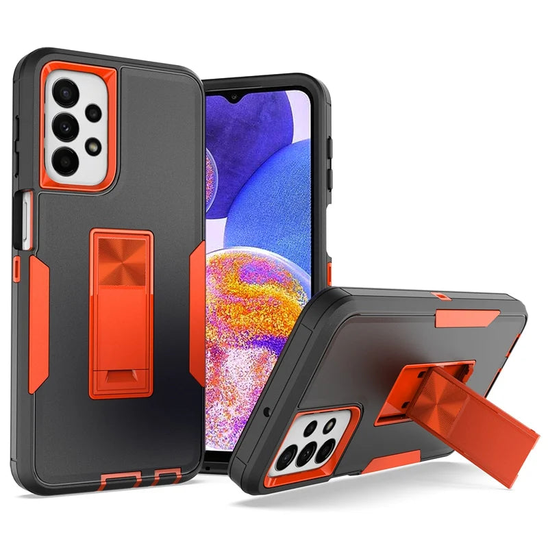 📱 Funda Galaxy A23 4G | Soporte magnético, diseño mate anticaídas