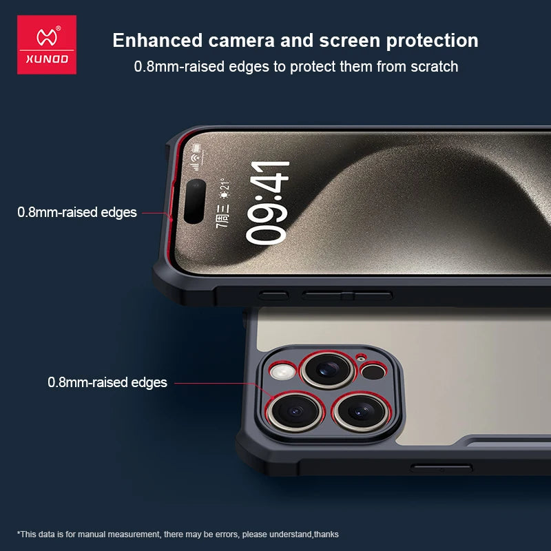 📱 Funda para iPhone 15 / 16 Pro Max / 14 Pro / 15 Plus