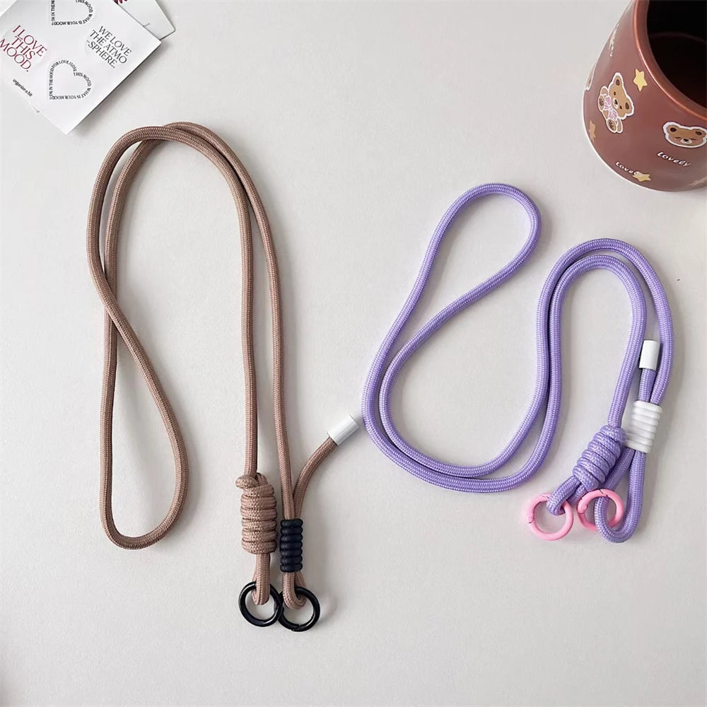 🎀 Lanyard Cruzado Ajustable y Colorido – Correa de hombro trenzada con llavero, ideal como regalo para mujeres y hombres
