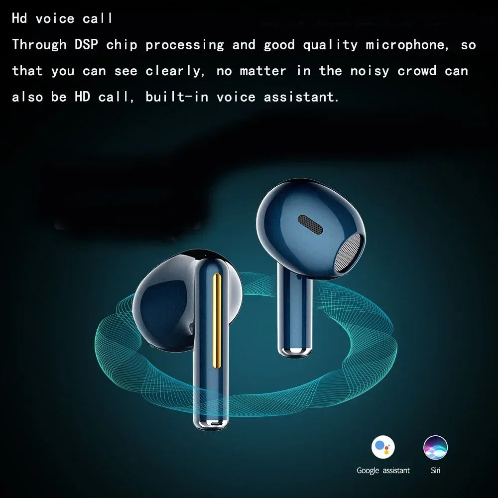 🎧 Xiaomi H6 Auriculares Bluetooth táctiles, deportivos, con banda reductora de ruido para juegos, TWS impermeables