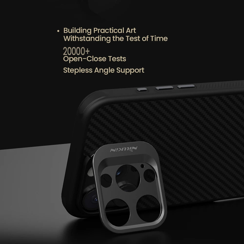📱 Funda iPhone 16 Pro Max | Aramida Magsafe con Soporte Antigolpes | Nillkin