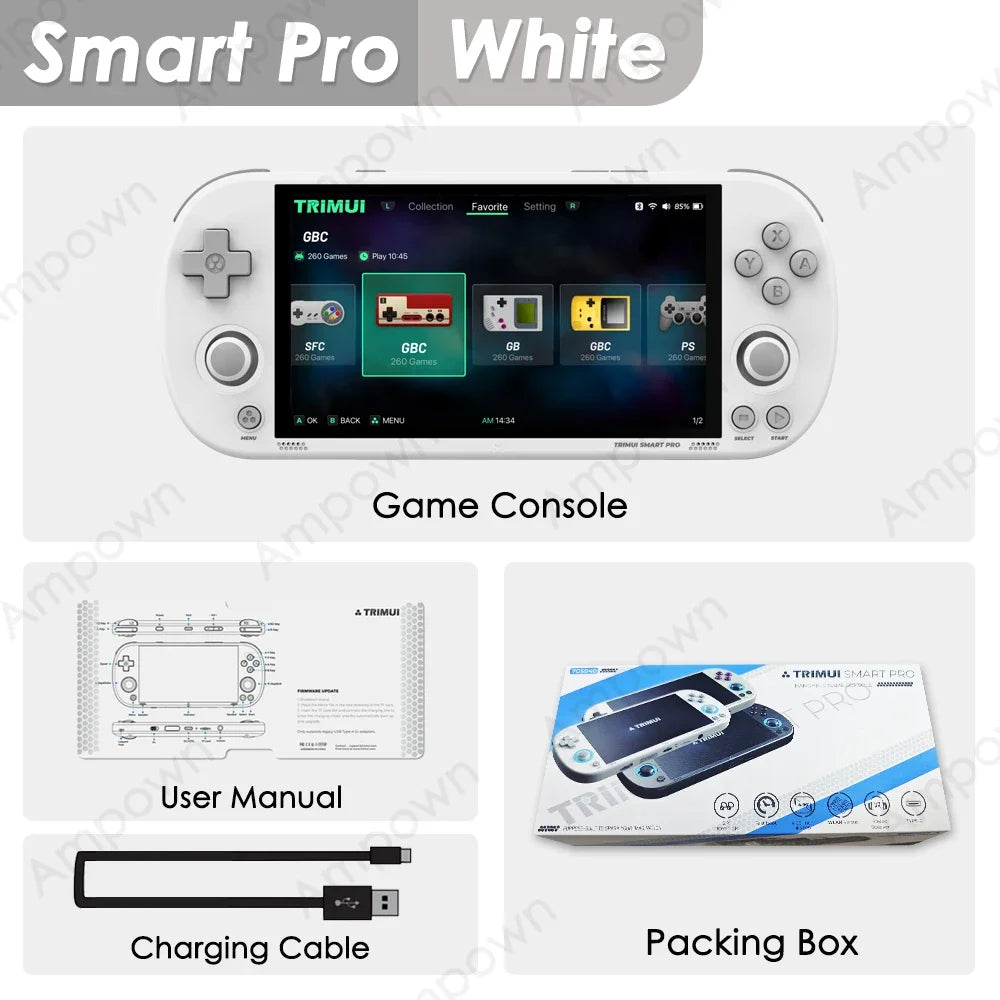 🎮 Trimui Smart Pro Consola Retro Portátil | Pantalla IPS 4.96'' | Sistema Linux