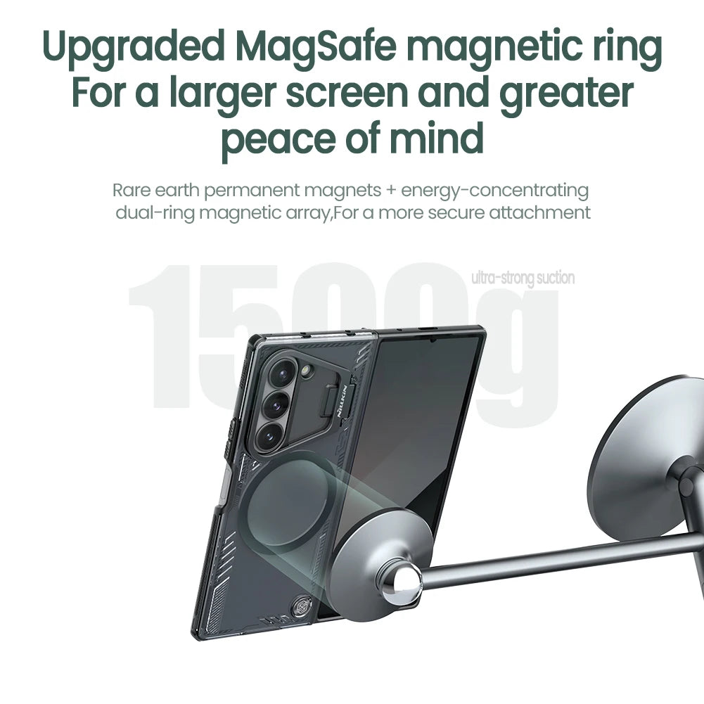 📱 Funda Galaxy Z Fold 6 5G | Magsafe Magnética Antigolpes con Soporte de Cámara | Nillkin