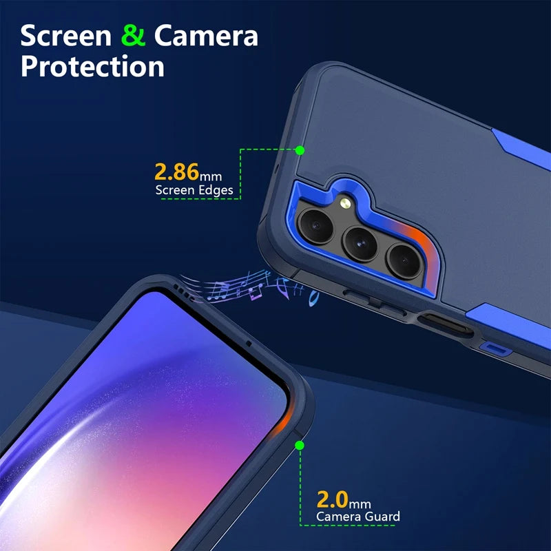 📱 Funda Galaxy A25 5G | Bumper híbrido mate con protección de esquinas
