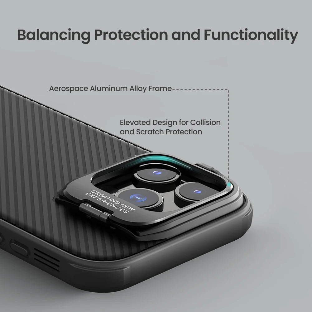📱 Funda iPhone 16 Pro Max | CamShield Prop Magsafe Antigolpes con Lente Protegido | Nillkin