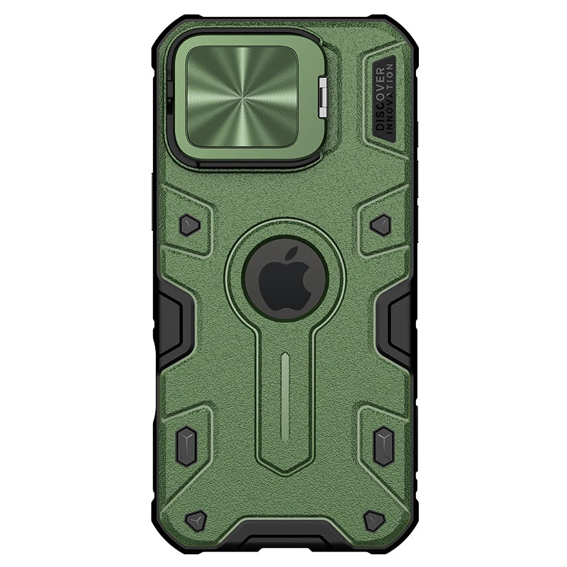 📱 Funda iPhone 16 Pro Max | Armor Prop Magsafe Antichoque con Soporte de Lente | Nillkin