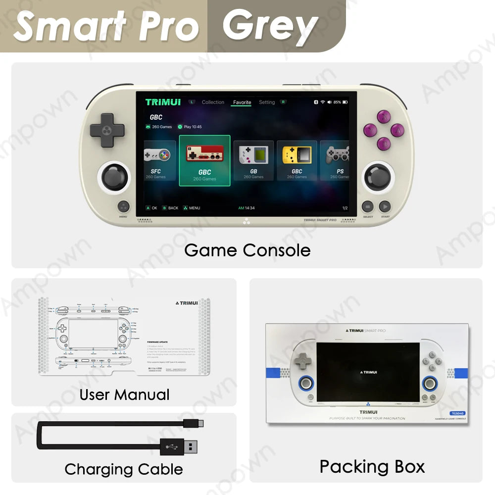 🎮 Trimui Smart Pro Consola Retro Portátil | Pantalla IPS 4.96'' | Sistema Linux
