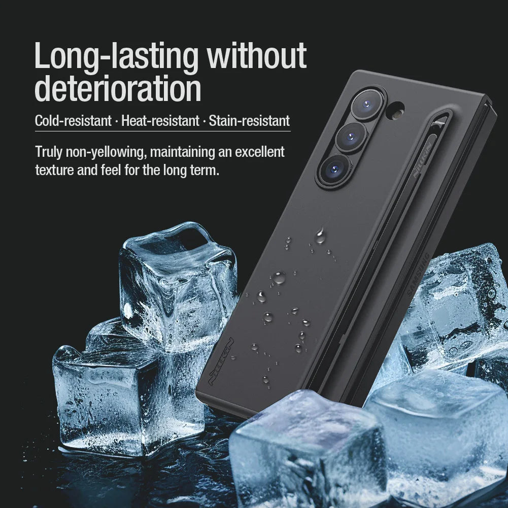 📱 Funda Galaxy Z Fold 6 5G | Silicona Líquida con Stylus y Antihuellas | Nillkin