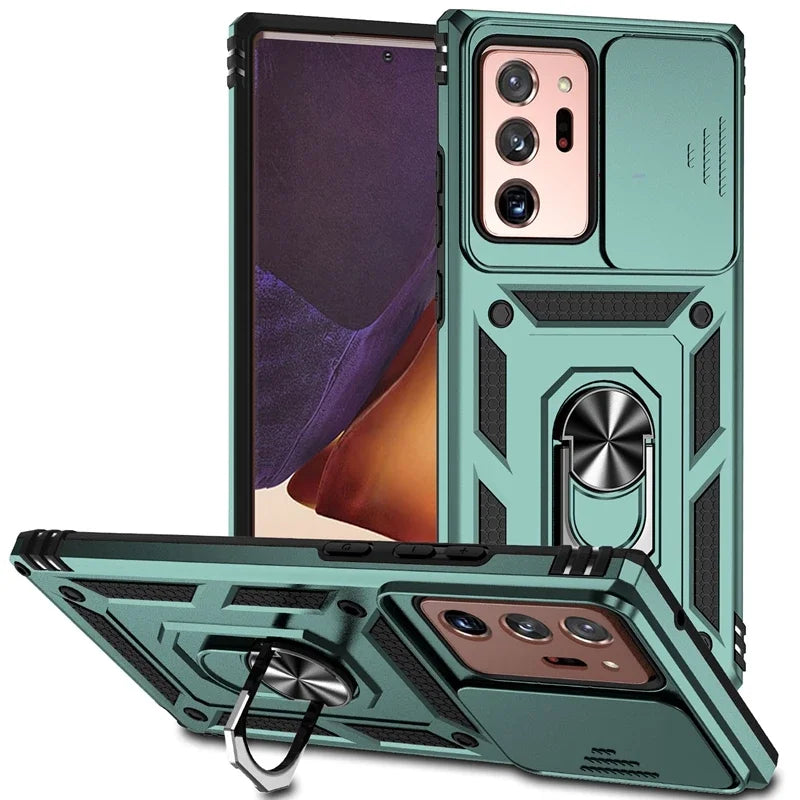 📱 Funda Galaxy Note 20 Ultra | Ring Armor con soporte y protección de cámara