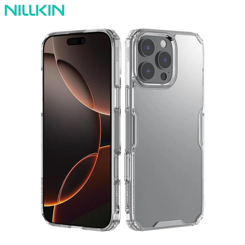 📱 Funda iPhone 16 Pro Max | Nature TPU Transparente Suave | Nillkin
