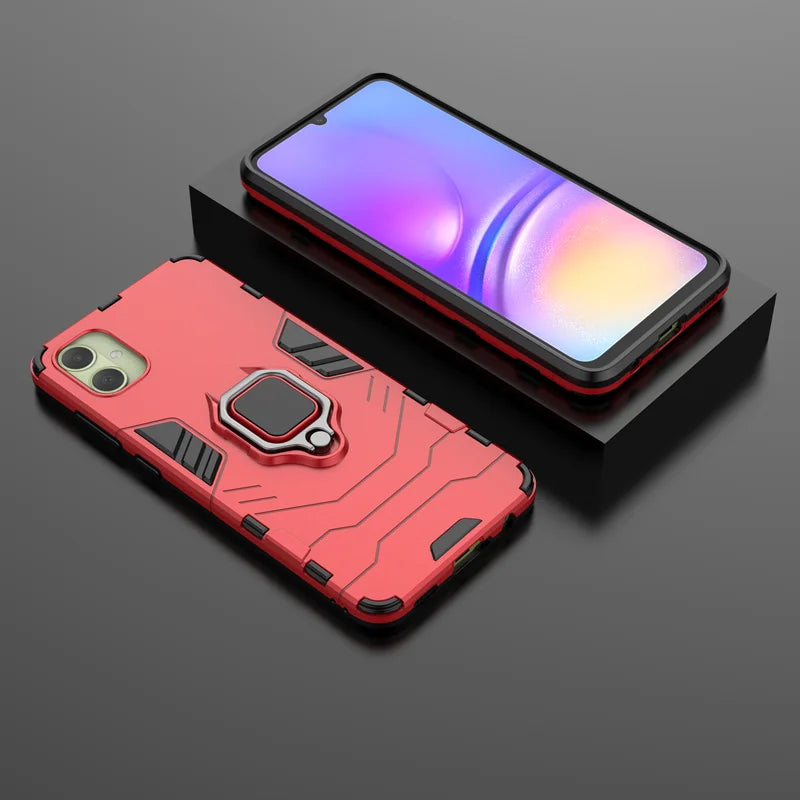 📱 Funda Galaxy A10s/A20s/A30s/A40/A50s/A60/A70s/A80/A82/A90/A8 Plus/A9/A7 2018 | Armor Ring delgada y rígida con soporte