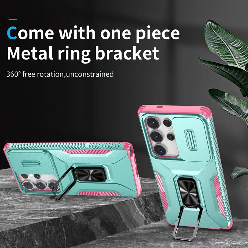 📱 Funda Galaxy S22 Plus/S22 Ultra | Híbrida mate shockproof con refuerzo completo