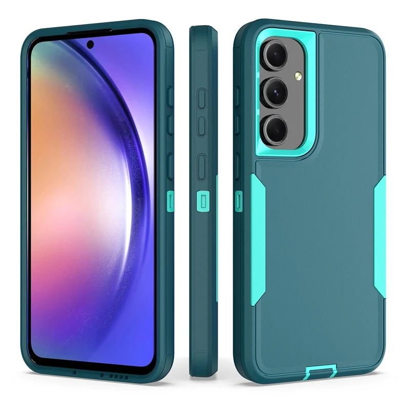 📱 Funda Galaxy S24 FE/S24 Ultra/S24 Plus | Bumper híbrido mate, diseño antigolpes